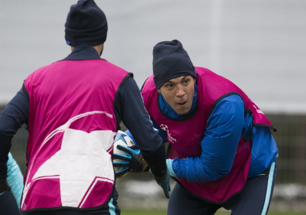 Открытая тренировка «Зенита» перед матчем Лиги Чемпионов УЕФА с «Валенсией»