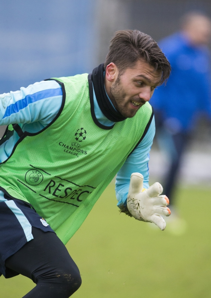 Открытая тренировка «Зенита» перед матчем Лиги Чемпионов УЕФА с «Валенсией»