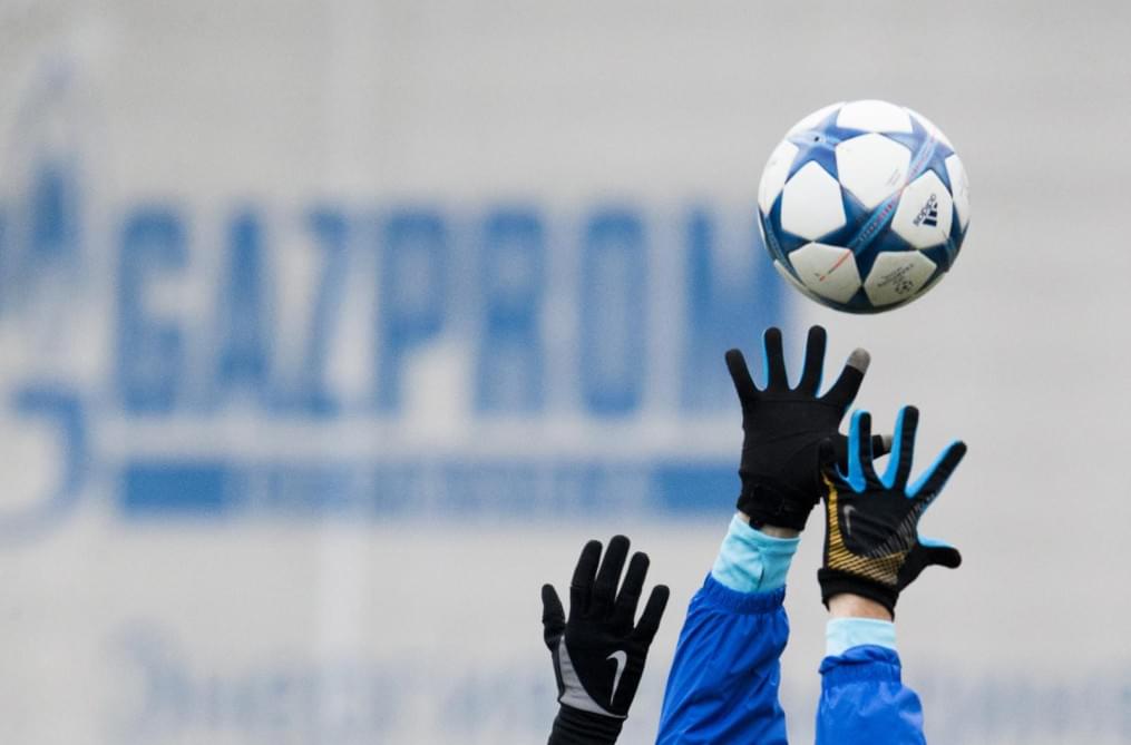 Открытая тренировка «Зенита» перед матчем Лиги Чемпионов УЕФА с «Валенсией»