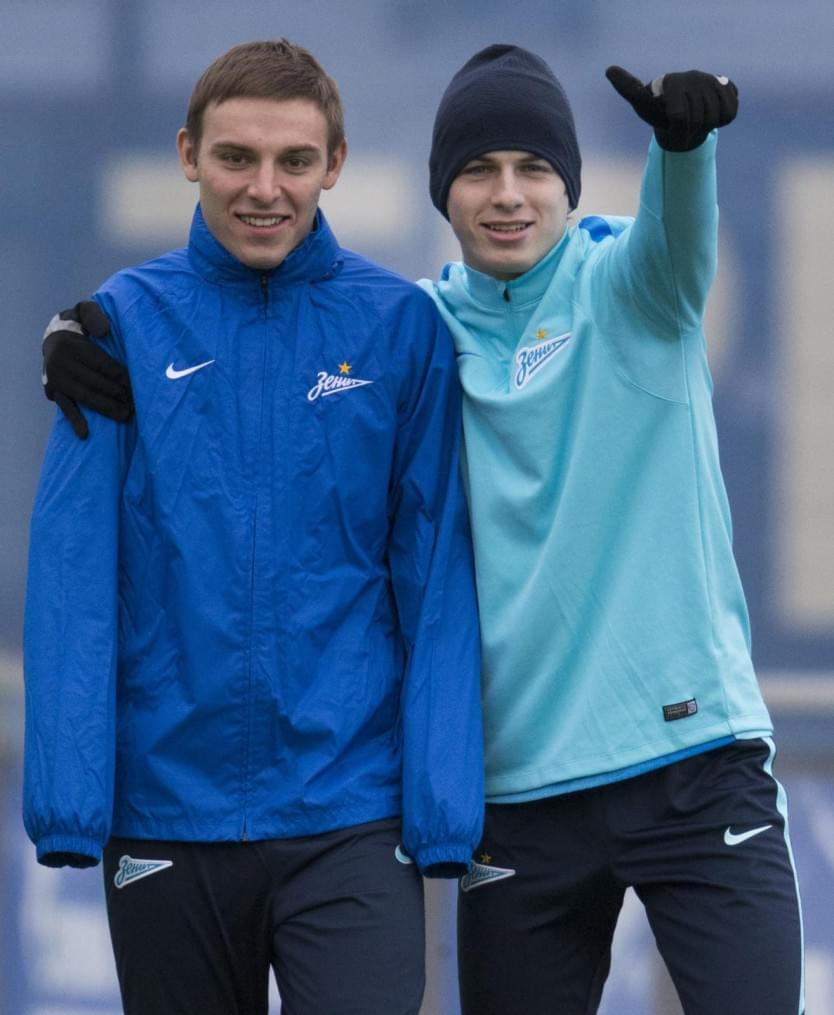 Открытая тренировка «Зенита» перед матчем Лиги Чемпионов УЕФА с «Валенсией»