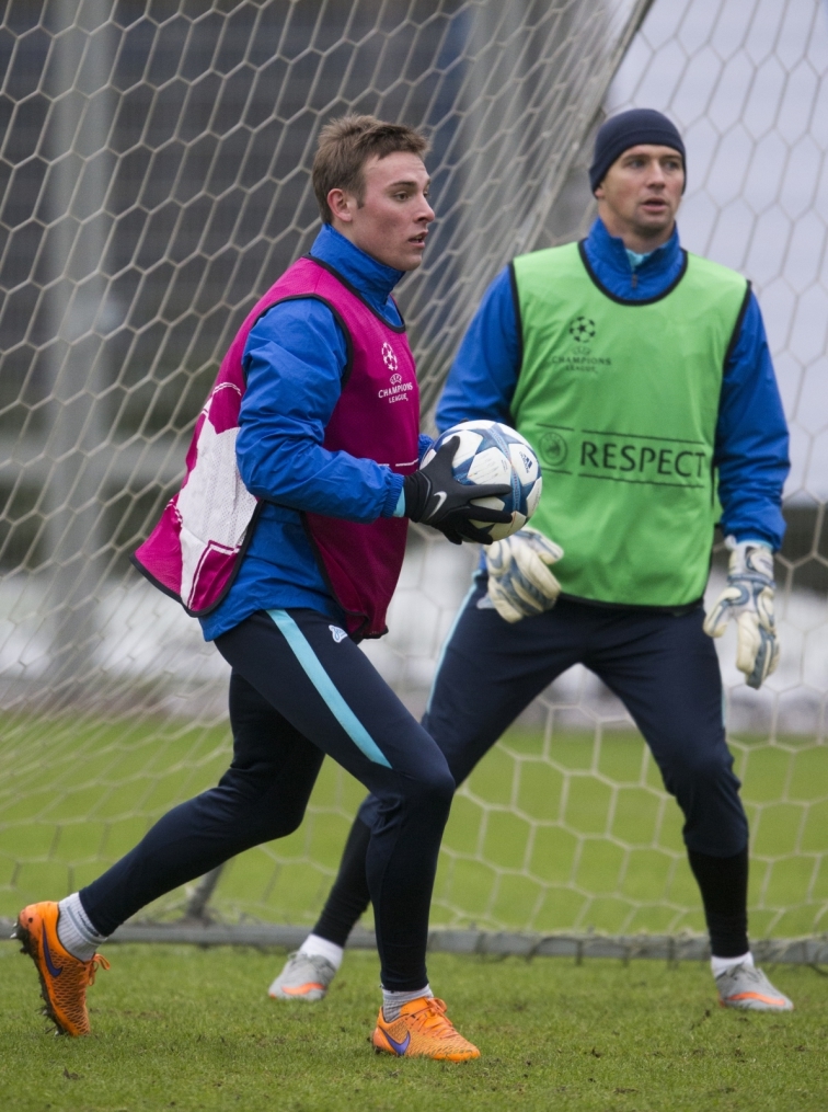 Открытая тренировка «Зенита» перед матчем Лиги Чемпионов УЕФА с «Валенсией»