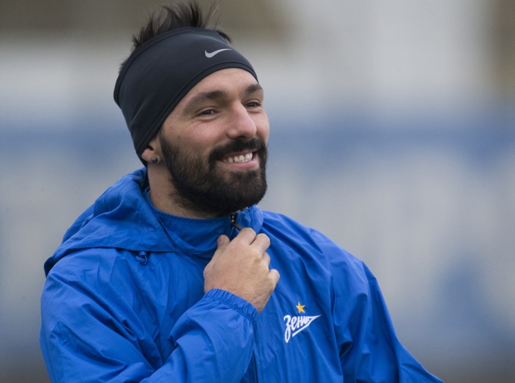 Открытая тренировка «Зенита» перед матчем Лиги Чемпионов УЕФА с «Валенсией»