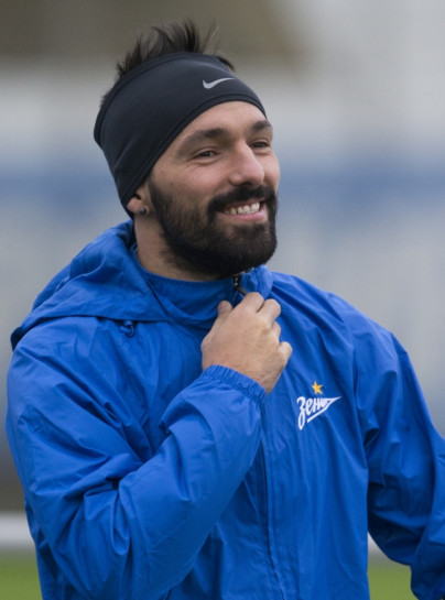 Открытая тренировка «Зенита» перед матчем Лиги Чемпионов УЕФА с «Валенсией»