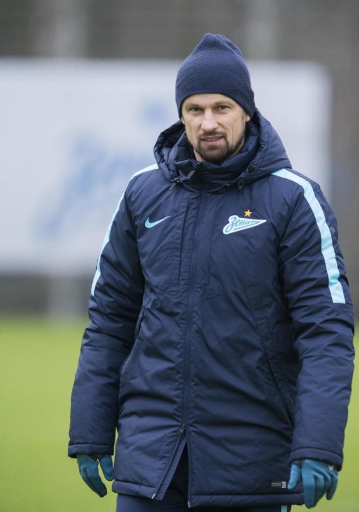 Открытая тренировка «Зенита» перед матчем Лиги Чемпионов УЕФА с «Валенсией»