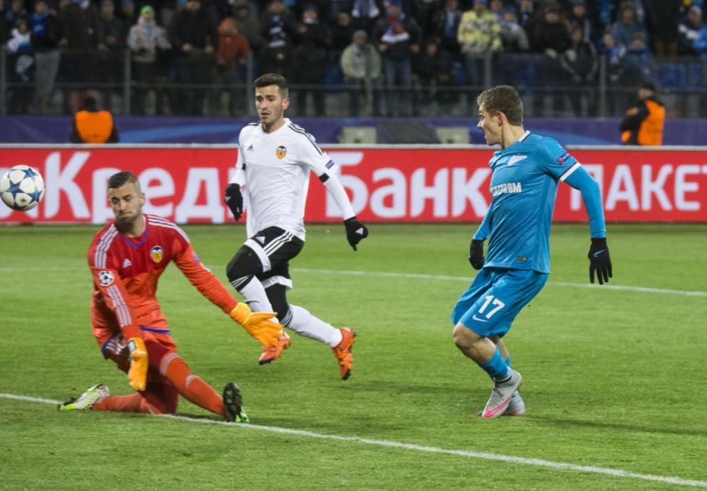 Лига Чемпионов УЕФА «Зенит» — «Валенсия»