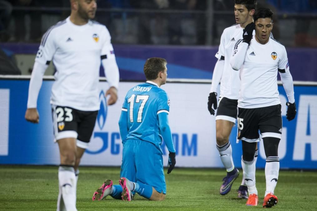 Лига Чемпионов УЕФА «Зенит» — «Валенсия»