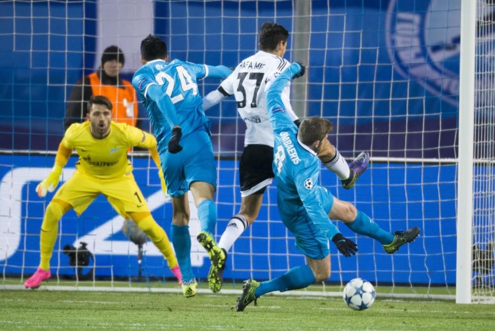 Лига Чемпионов УЕФА «Зенит» — «Валенсия»