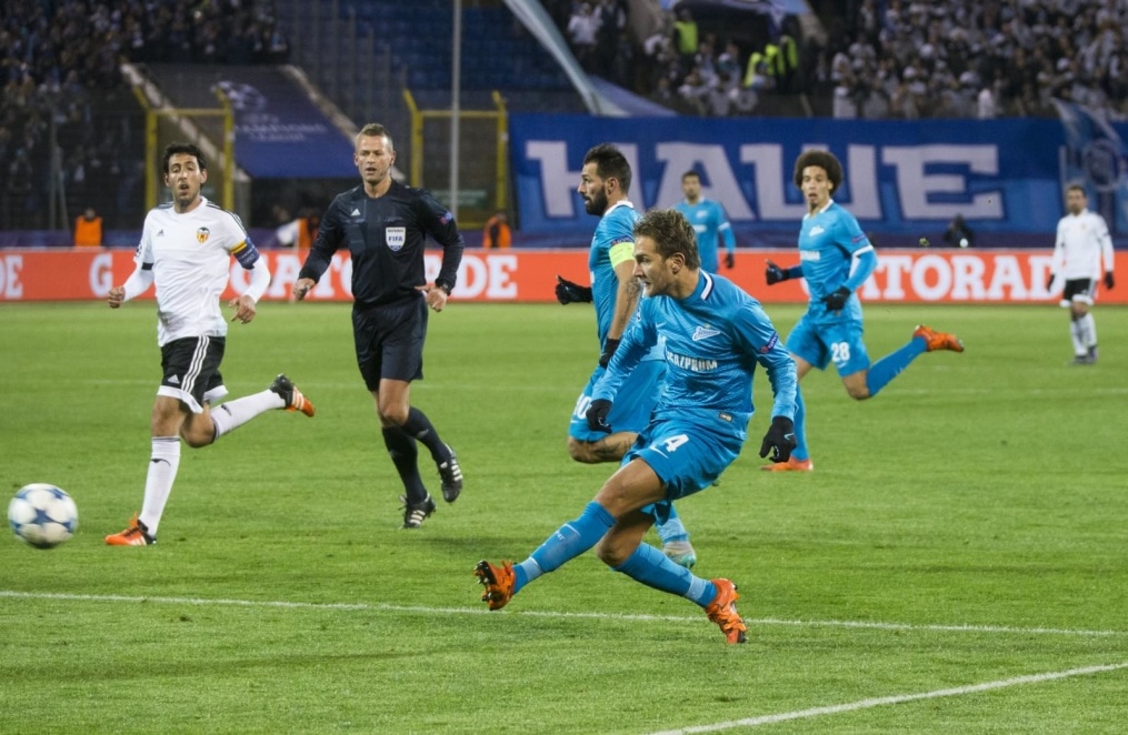 Лига Чемпионов УЕФА «Зенит» — «Валенсия»