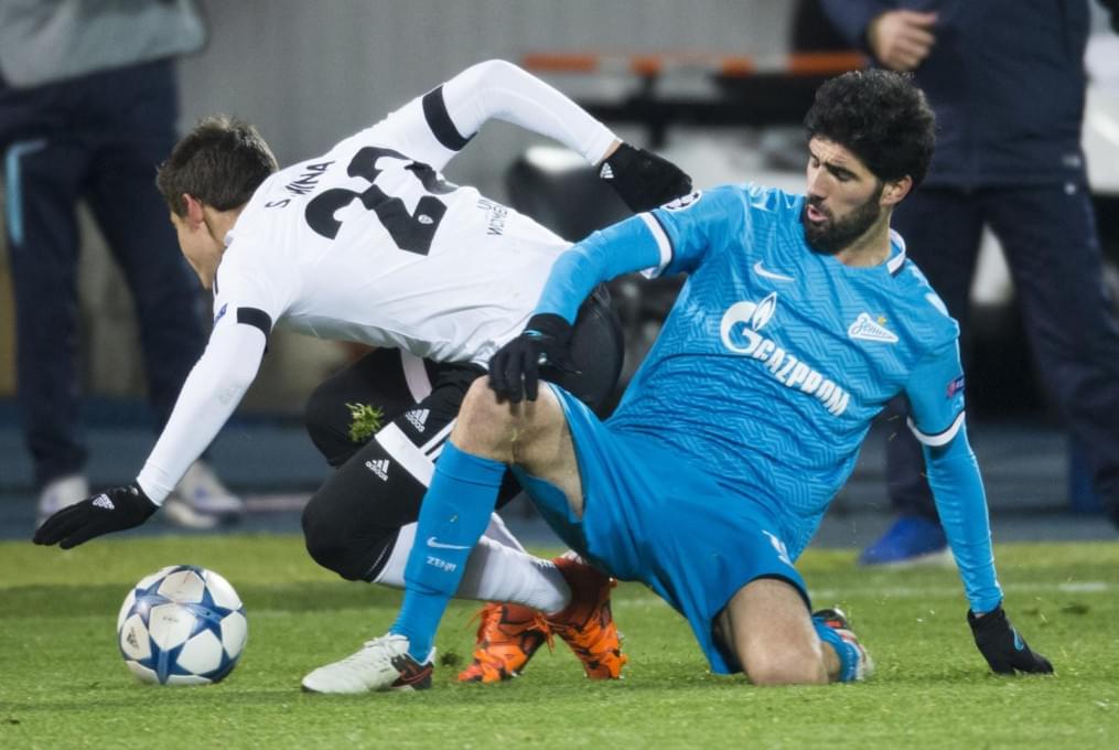 Лига Чемпионов УЕФА «Зенит» — «Валенсия»