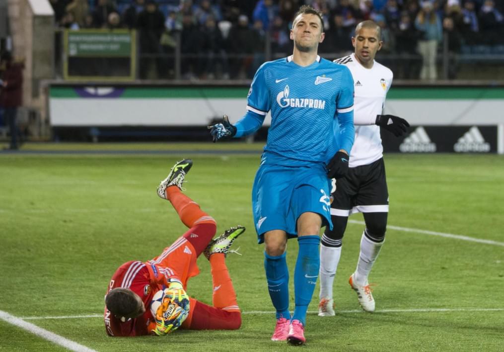 Лига Чемпионов УЕФА «Зенит» — «Валенсия»