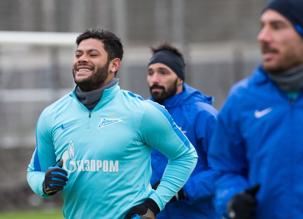 Тренировка «Зенита» перед матчем с «Тереком»