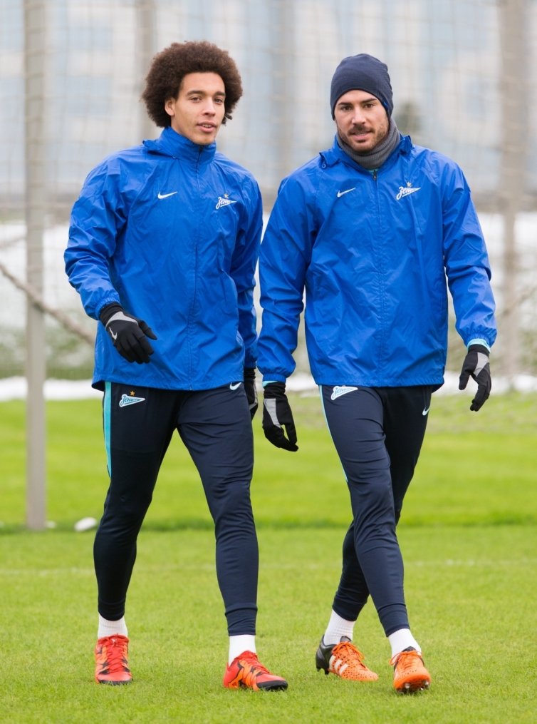 Тренировка «Зенита» перед матчем с «Тереком»