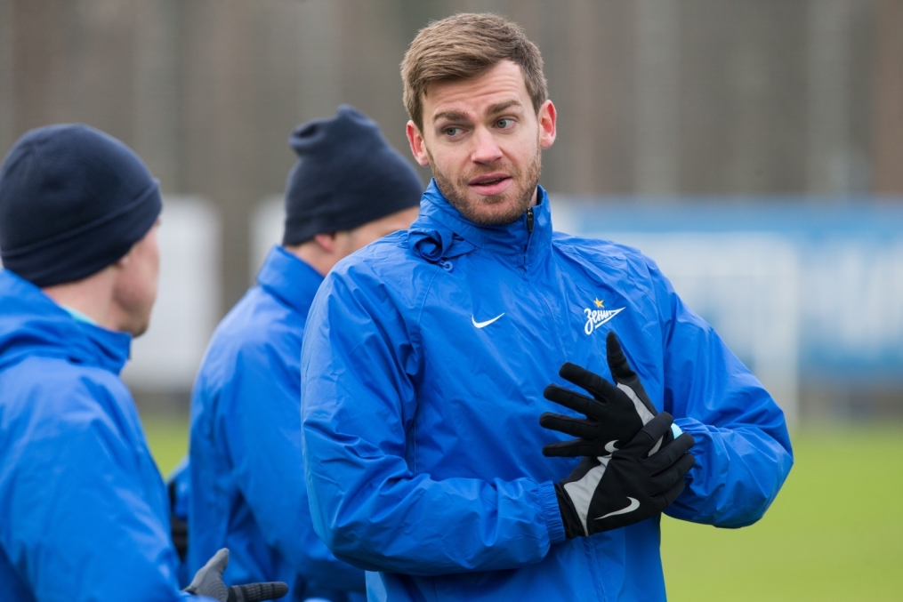 Тренировка «Зенита» перед матчем с «Тереком»