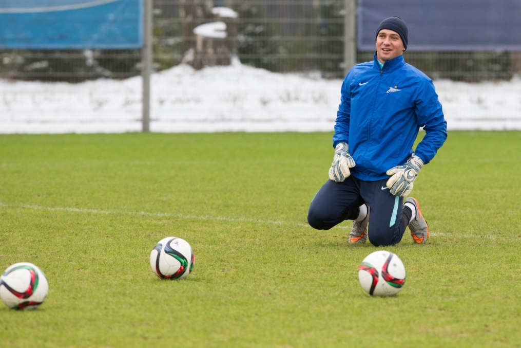 Тренировка «Зенита» перед матчем с «Тереком»