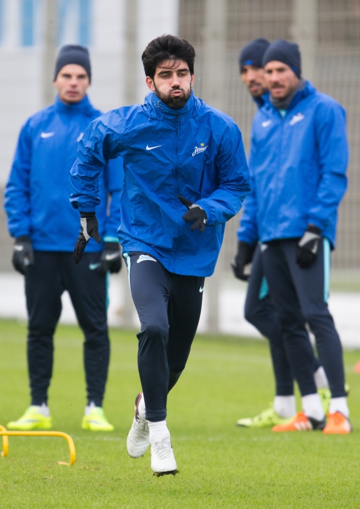 Тренировка «Зенита» перед матчем с «Тереком»