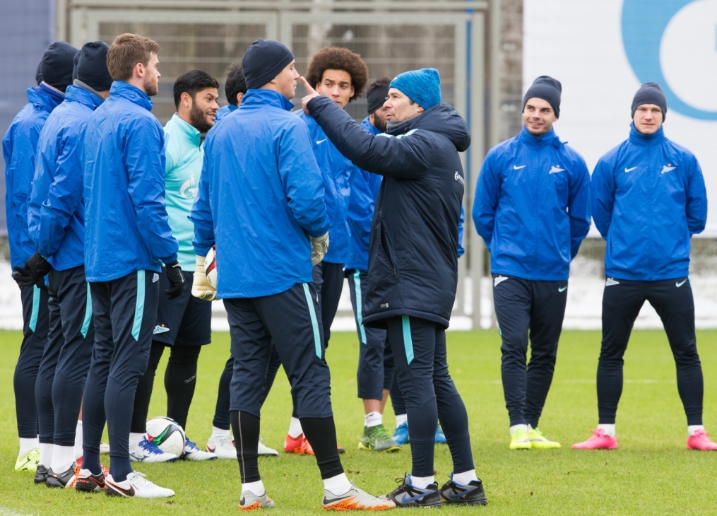 Тренировка «Зенита» перед матчем с «Тереком»