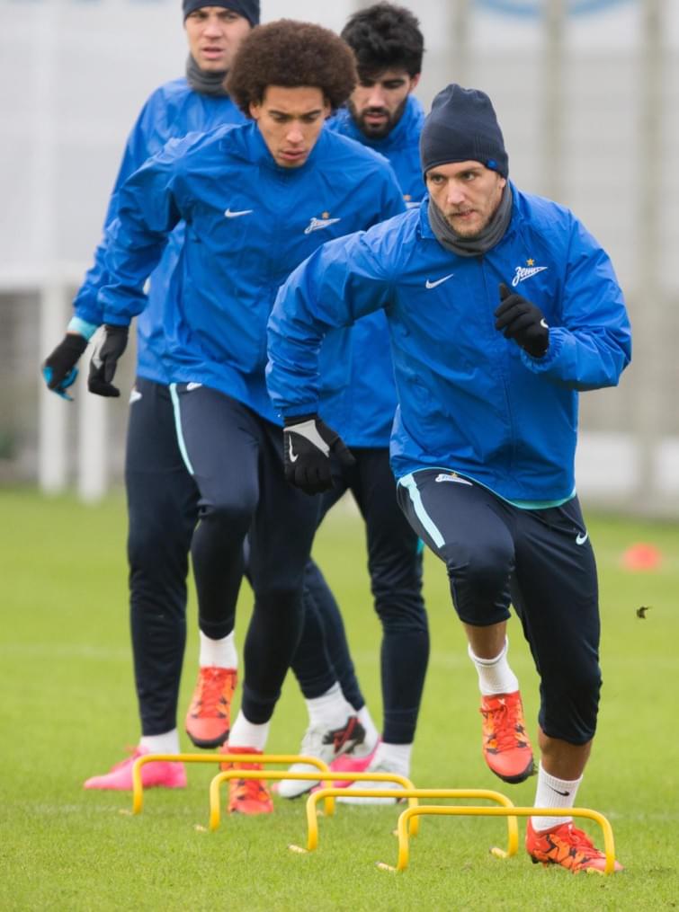 Тренировка «Зенита» перед матчем с «Тереком»