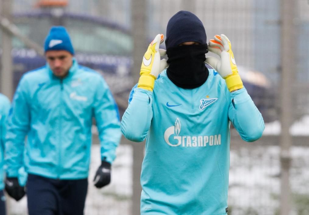 Тренировка «Зенита» перед матчем с «Тереком»