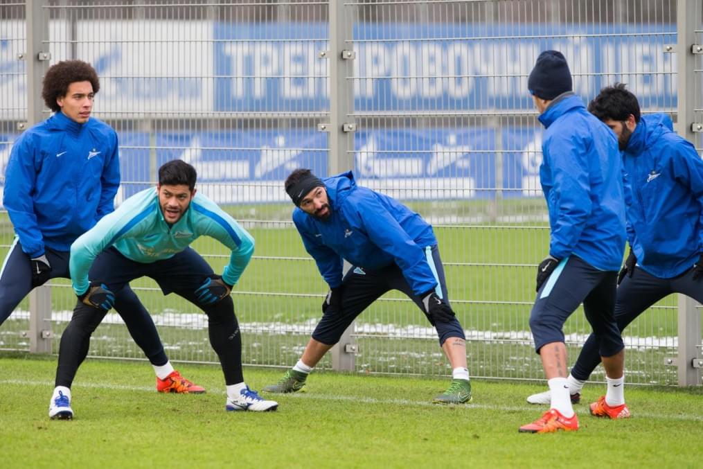 Тренировка «Зенита» перед матчем с «Тереком»