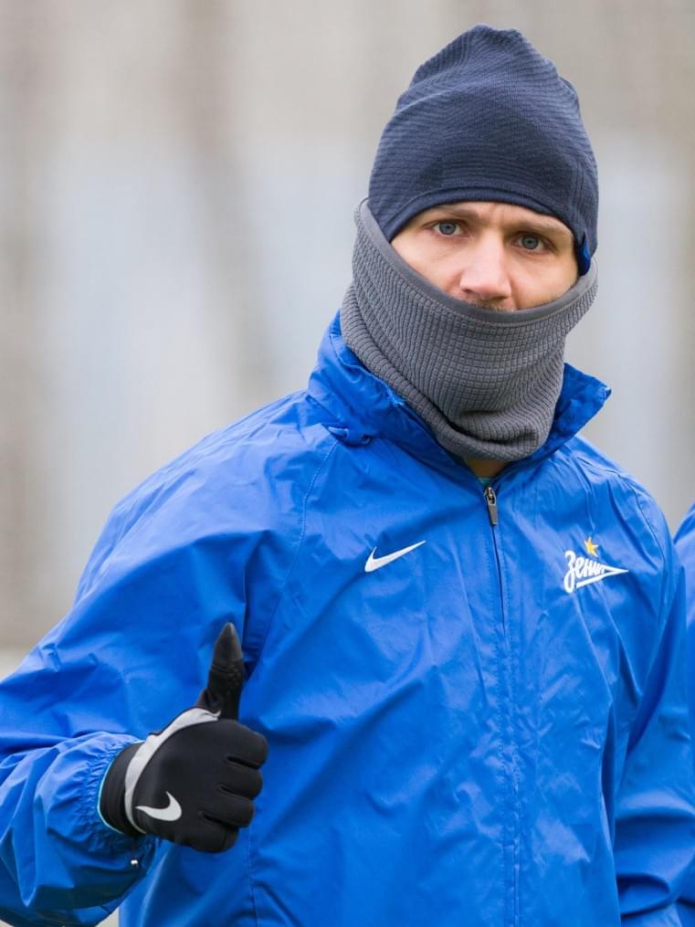 Тренировка «Зенита» перед матчем с «Тереком»