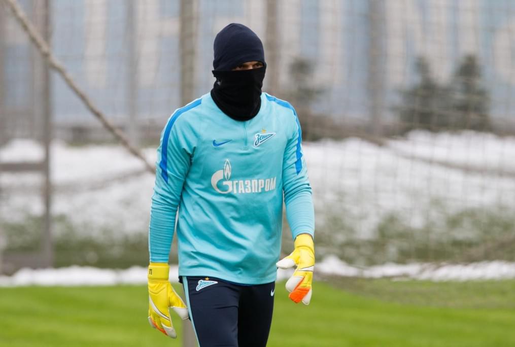 Тренировка «Зенита» перед матчем с «Тереком»