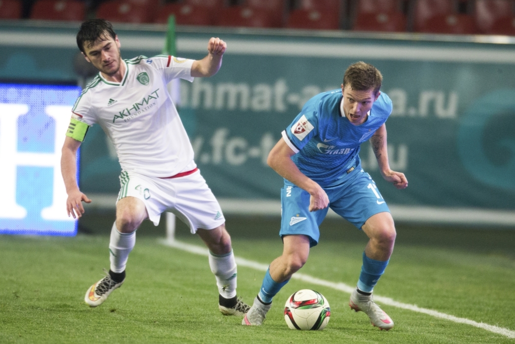 РОСГОССТАХ Чемпионат России 2015/16, «Терек» — «Зенит»