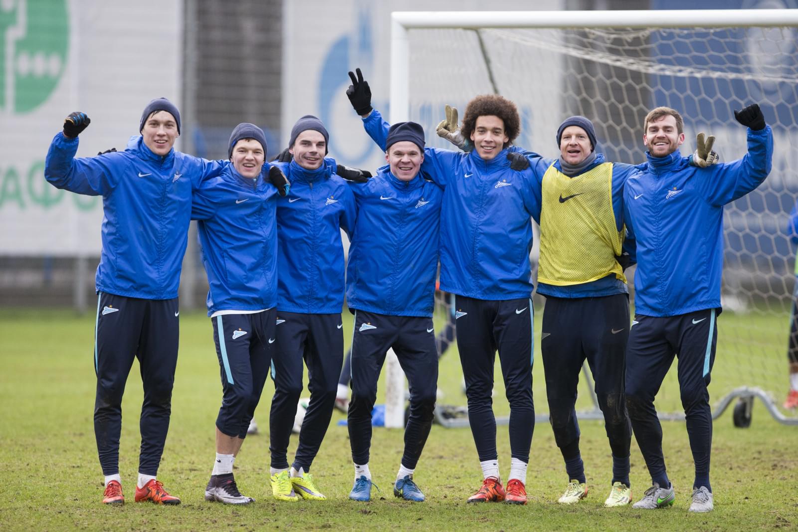 Тренировка «Зенита» перед матчем с «Уфой»