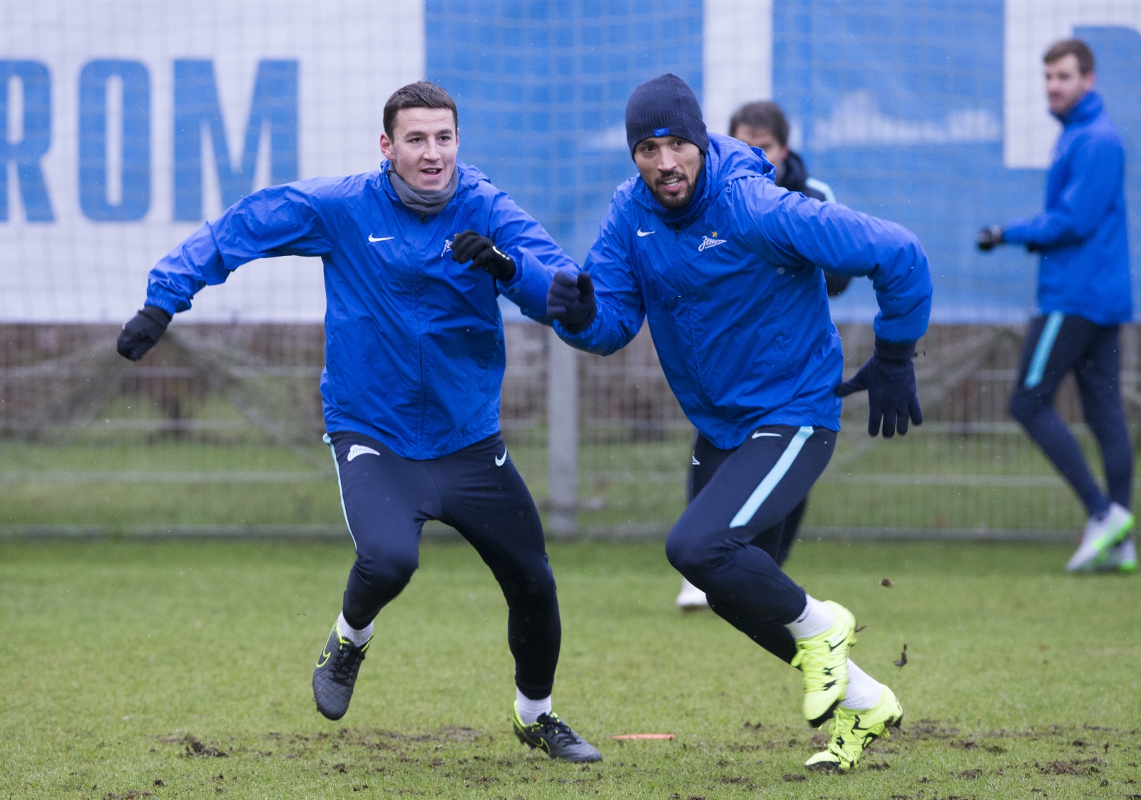 Тренировка «Зенита» перед матчем с «Уфой»