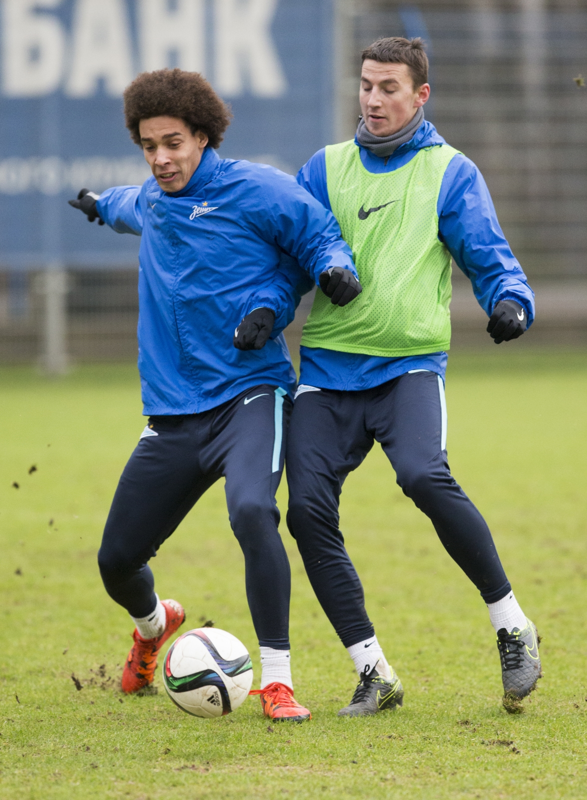 Тренировка «Зенита» перед матчем с «Уфой»