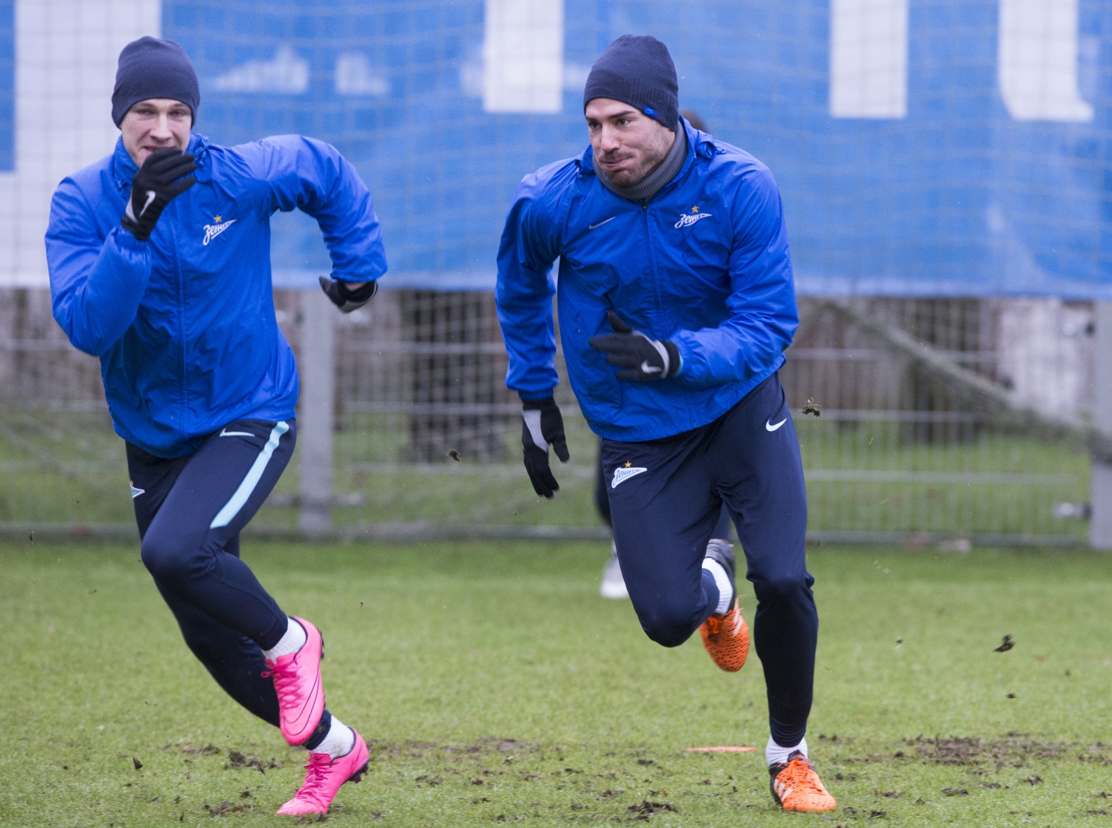 Тренировка «Зенита» перед матчем с «Уфой»