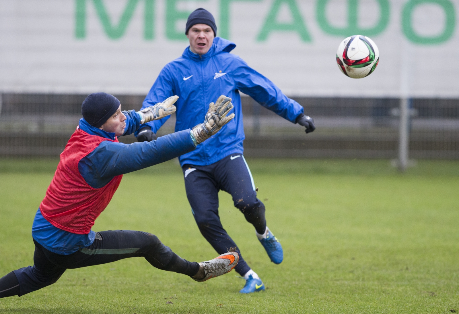 Тренировка «Зенита» перед матчем с «Уфой»