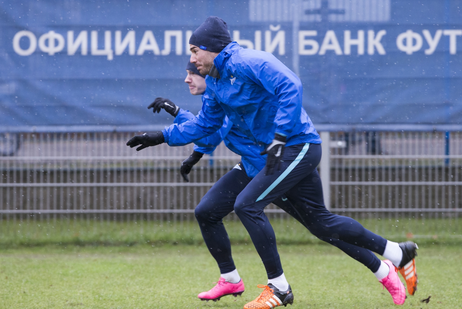 Тренировка «Зенита» перед матчем с «Уфой»