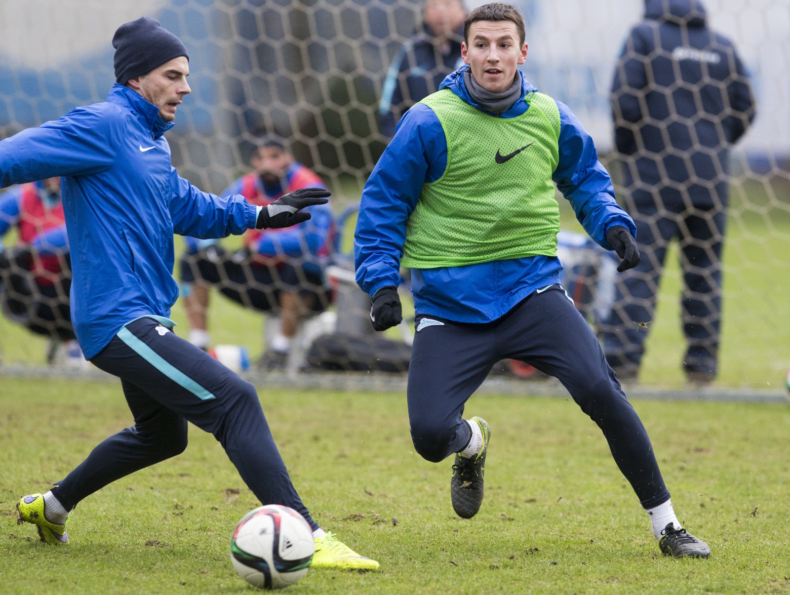 Тренировка «Зенита» перед матчем с «Уфой»