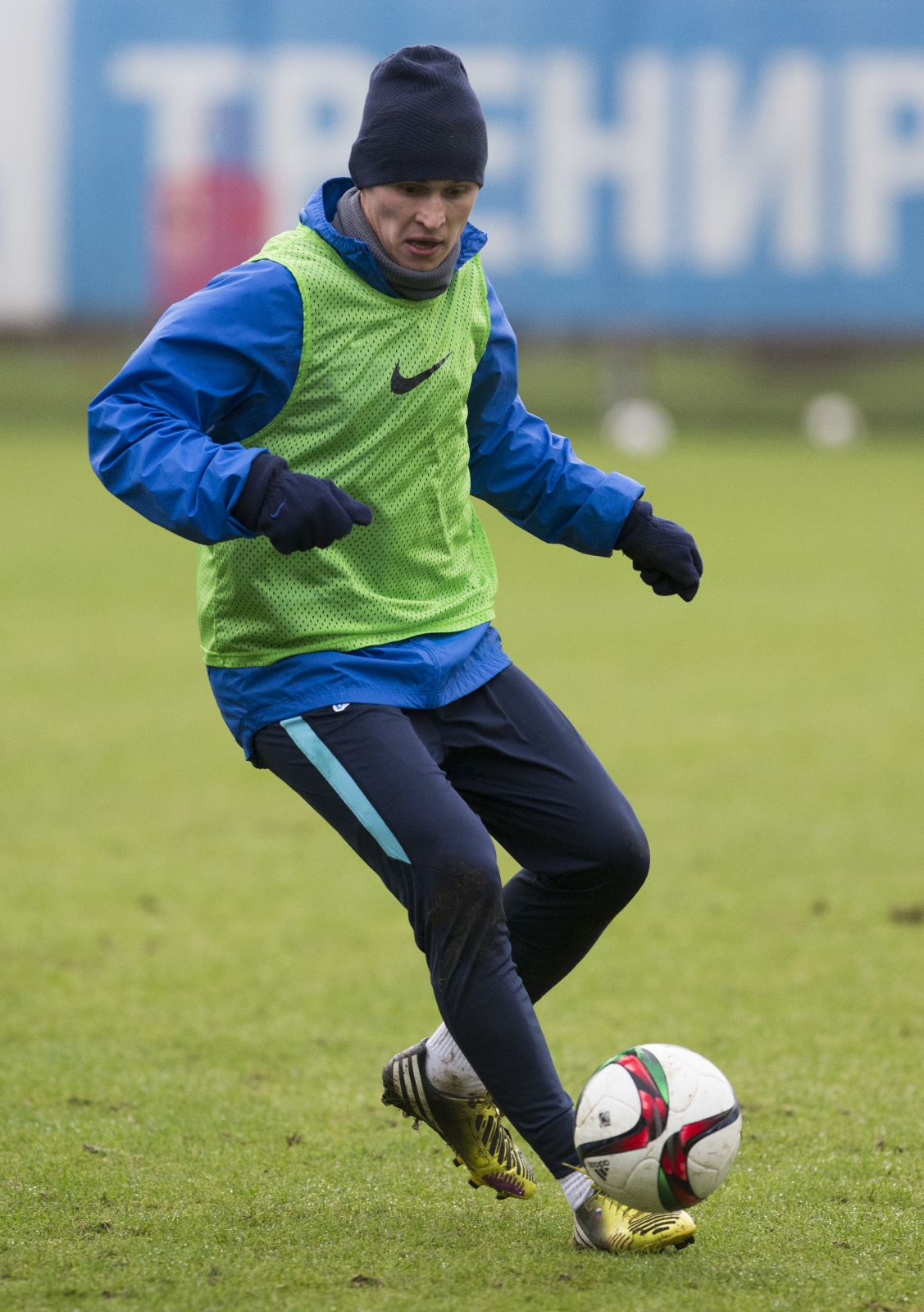 Тренировка «Зенита» перед матчем с «Уфой»