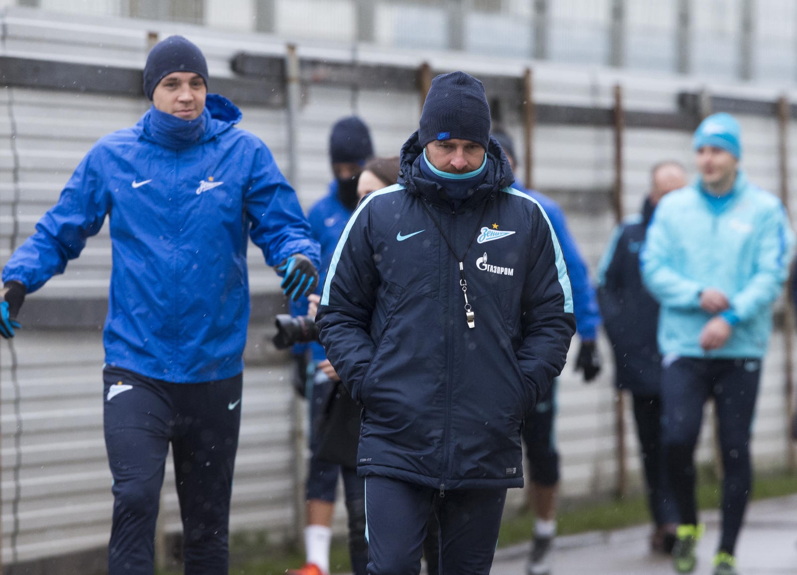 Тренировка «Зенита» перед матчем с «Уфой»