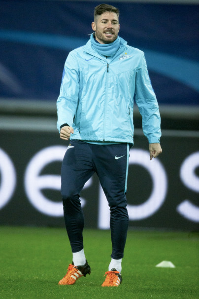 Лига Чемпионов УЕФА, открытая тренировка «Зенита» перед матчем с «Гентом»