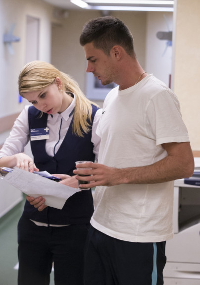 Первый день зимнего осмотра в ММЦ «СОГАЗ»