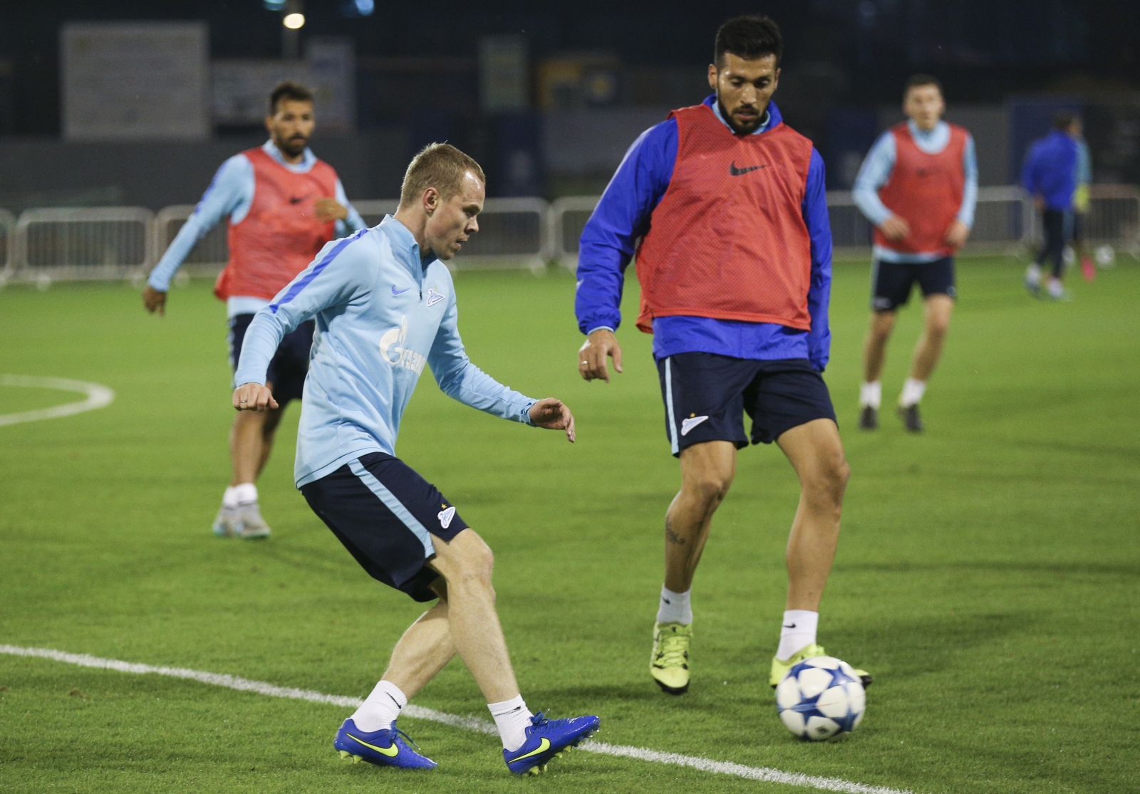 «Газпром»-тренировочные сборы в Дохе: 12 января, вечерняя тренировка