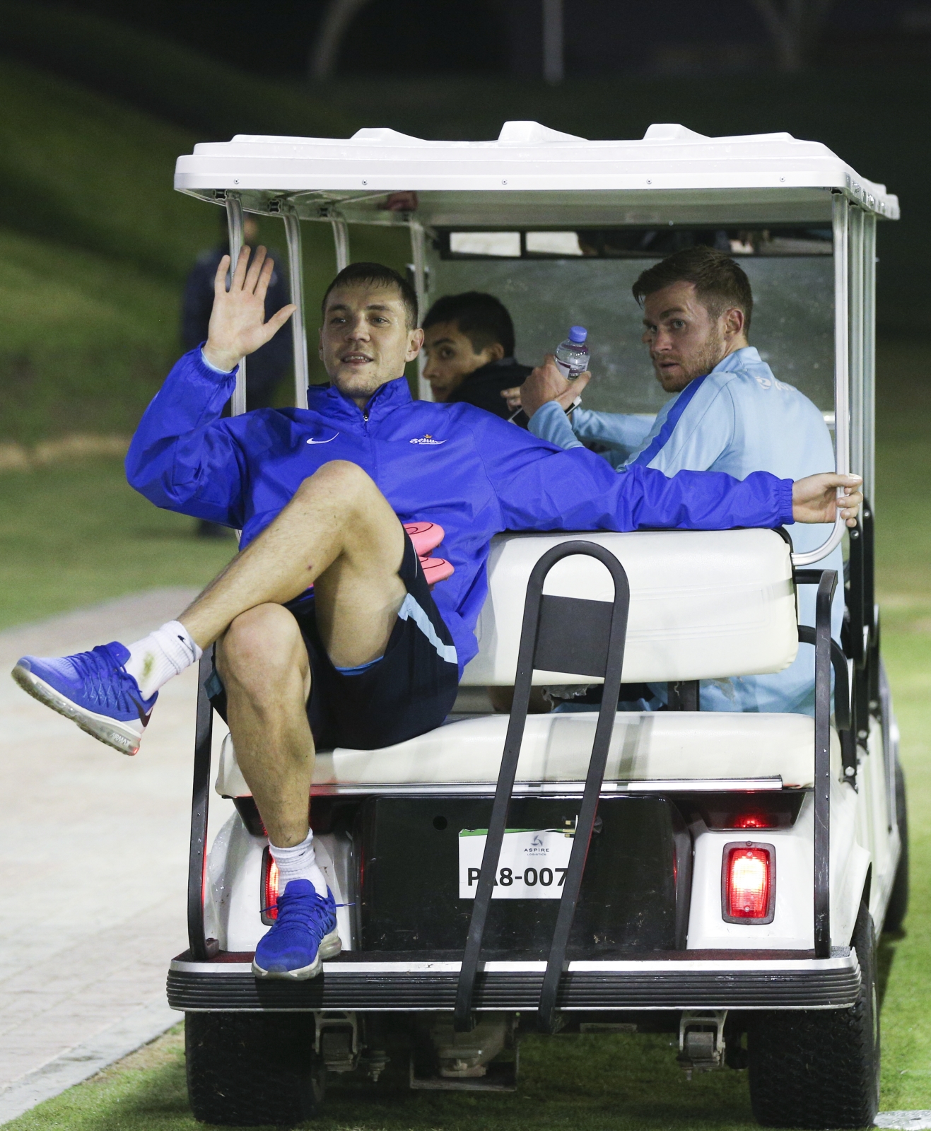 «Газпром»-тренировочные сборы в Дохе: 12 января, вечерняя тренировка