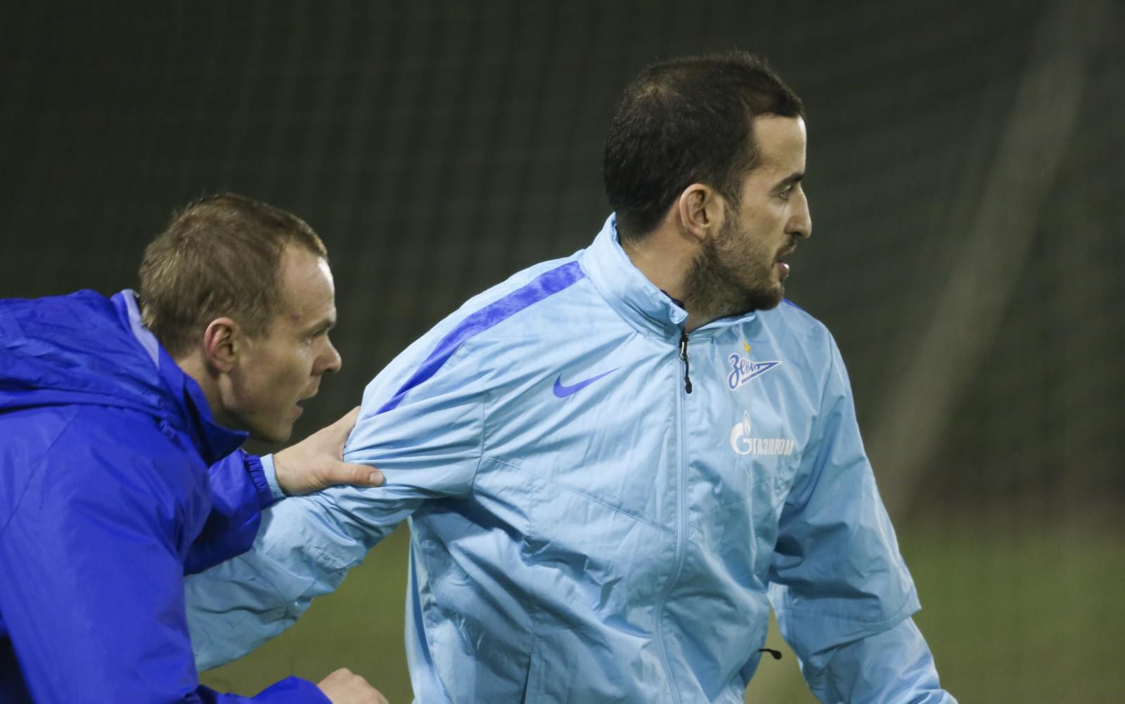 «Газпром»-тренировочные сборы в Дохе: 12 января, вечерняя тренировка