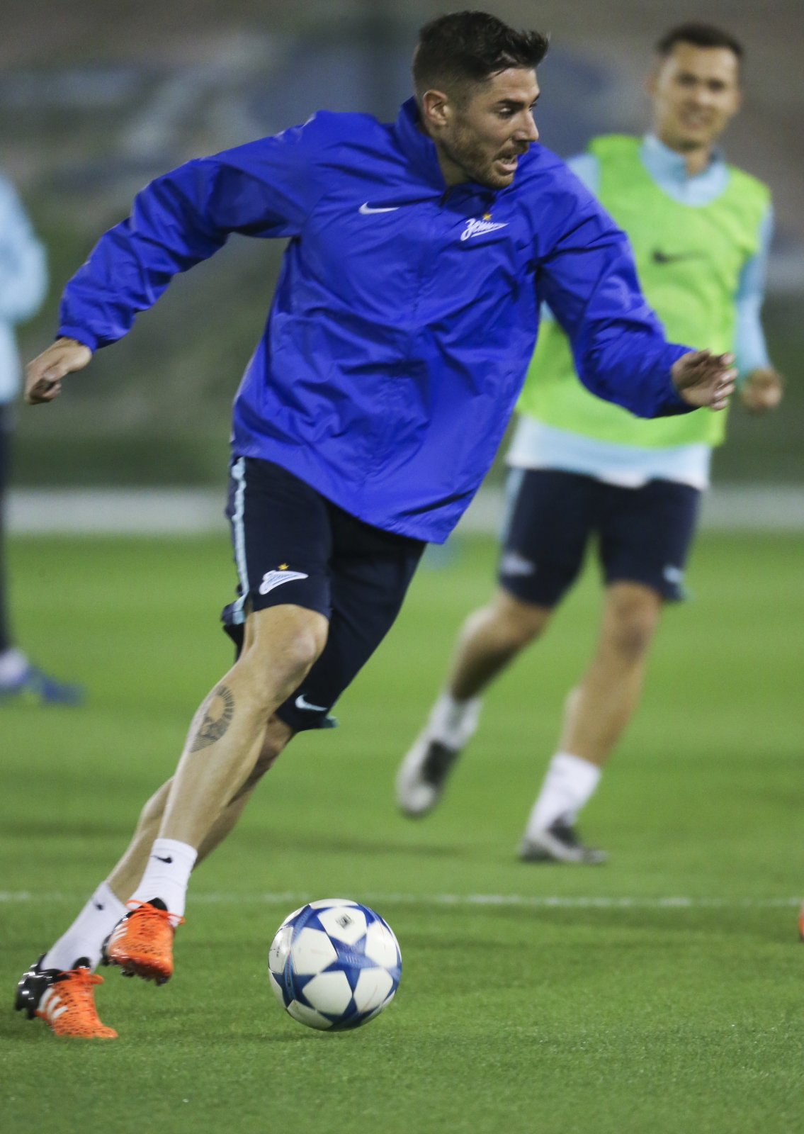 «Газпром»-тренировочные сборы в Дохе: 12 января, вечерняя тренировка