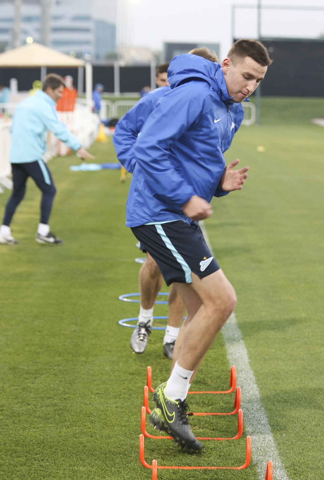 «Газпром»-тренировочные сборы в Дохе: 13 января, вечерняя тренировка