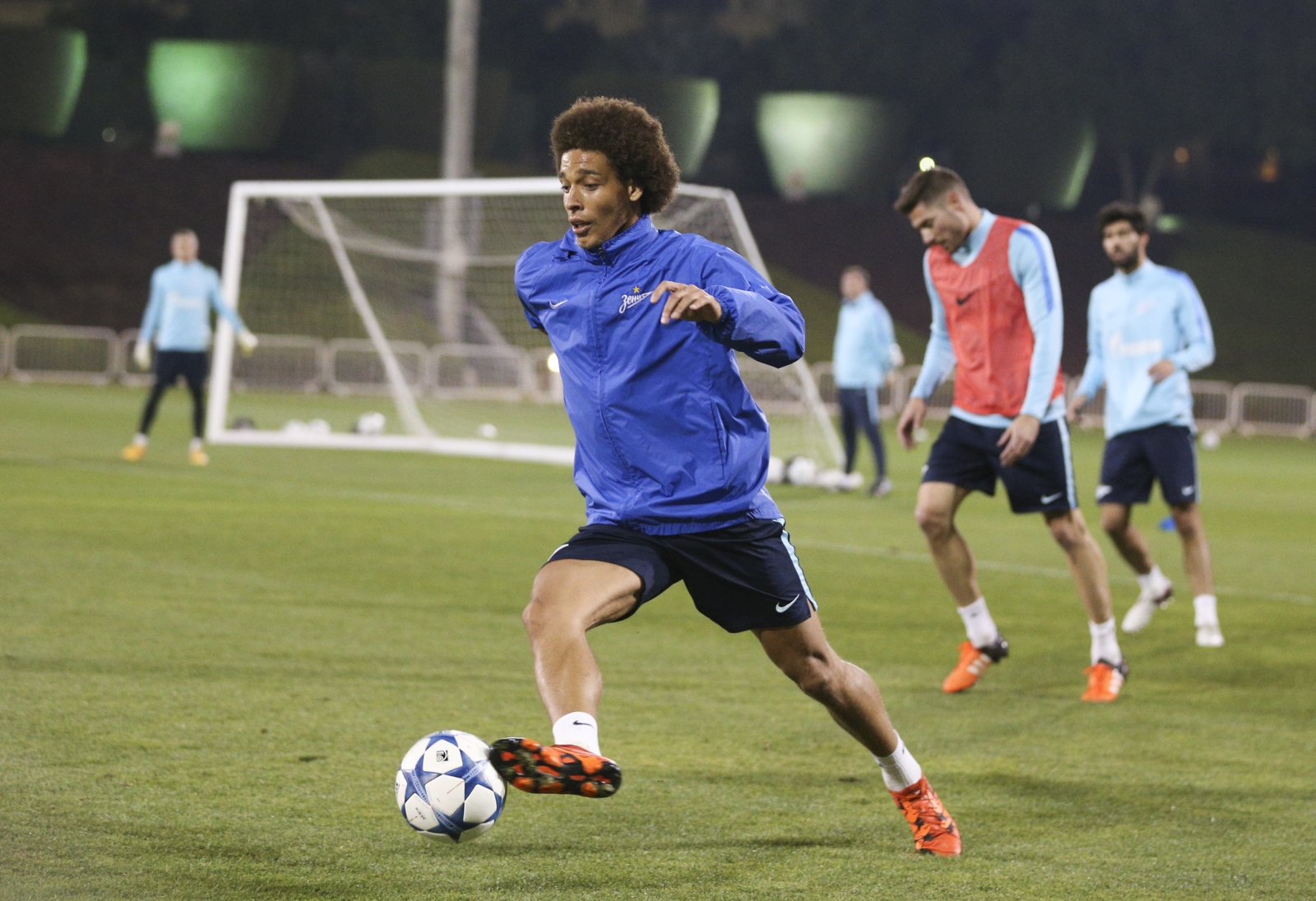 «Газпром»-тренировочные сборы в Дохе: 13 января, вечерняя тренировка