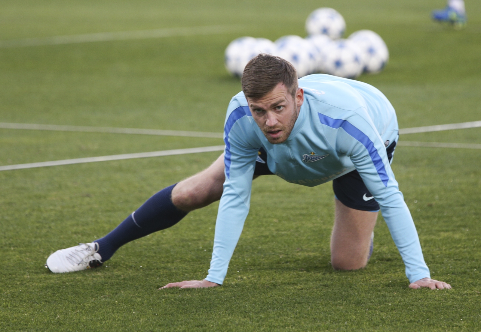 «Газпром»-тренировочные сборы в Дохе: 13 января, вечерняя тренировка