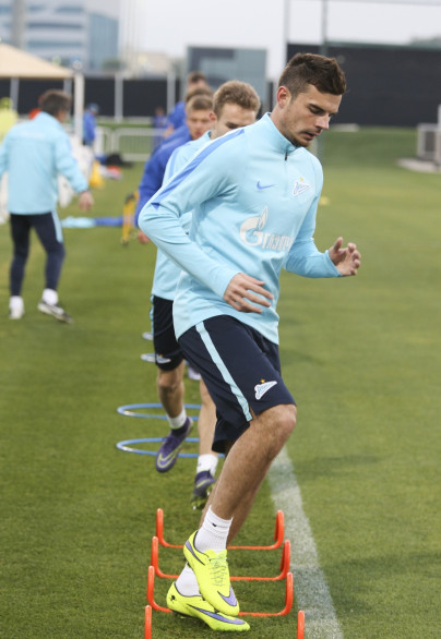 «Газпром»-тренировочные сборы в Дохе: 13 января, вечерняя тренировка