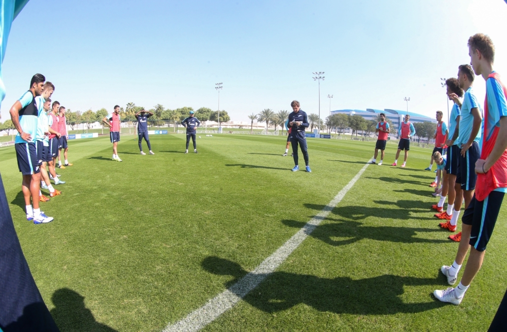 «Газпром»-тренировочные сборы в Дохе: 15 января, утренняя тренировка