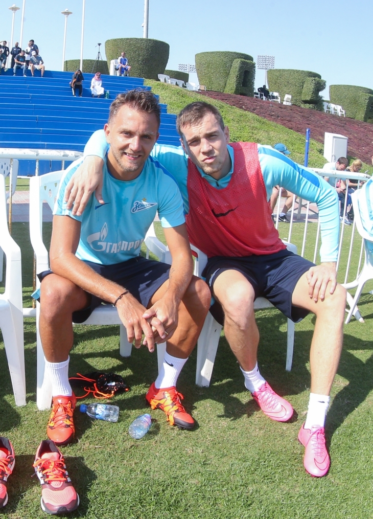 «Газпром»-тренировочные сборы в Дохе: 15 января, утренняя тренировка