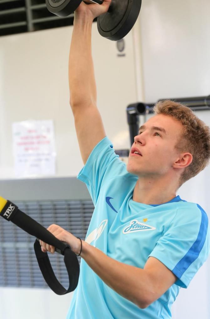 «Газпром»-тренировочные сборы в Дохе: 15 января, утренняя тренировка