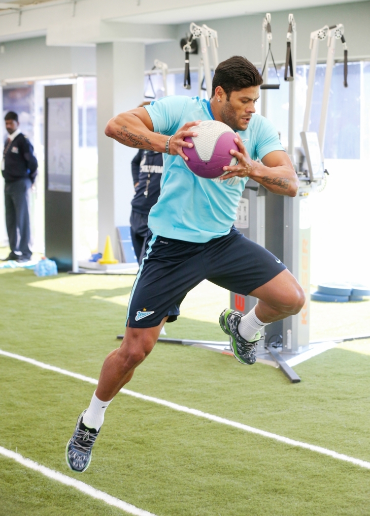 «Газпром»-тренировочные сборы в Дохе: 15 января, утренняя тренировка