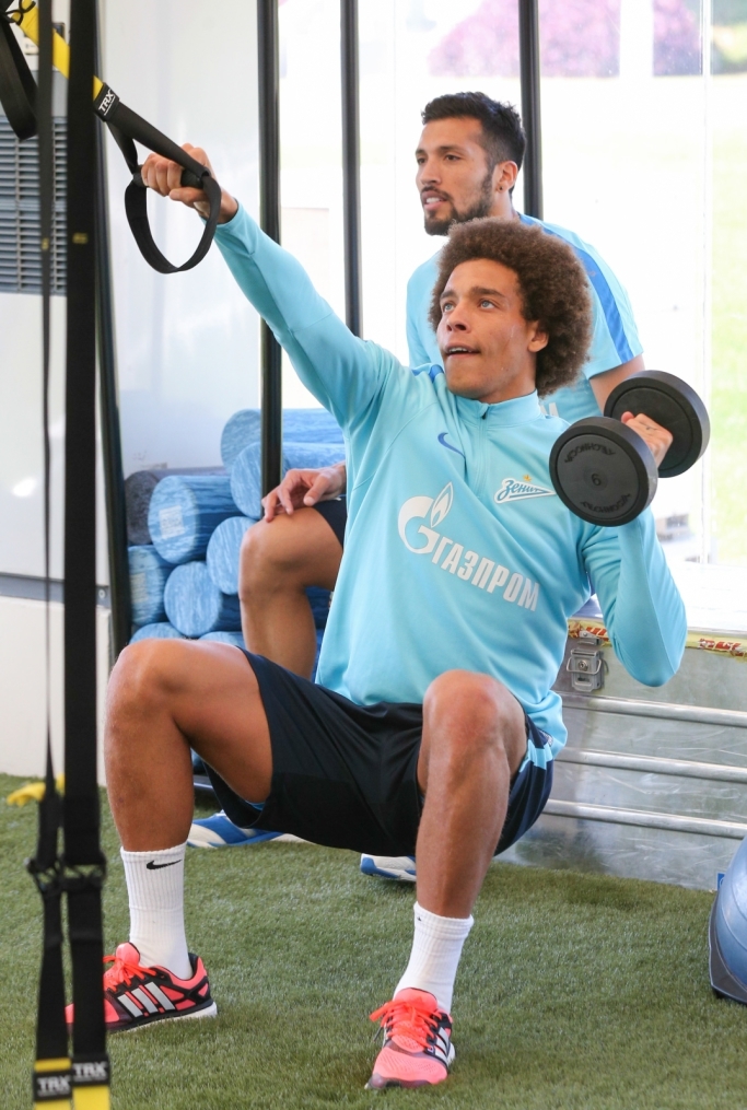 «Газпром»-тренировочные сборы в Дохе: 15 января, утренняя тренировка